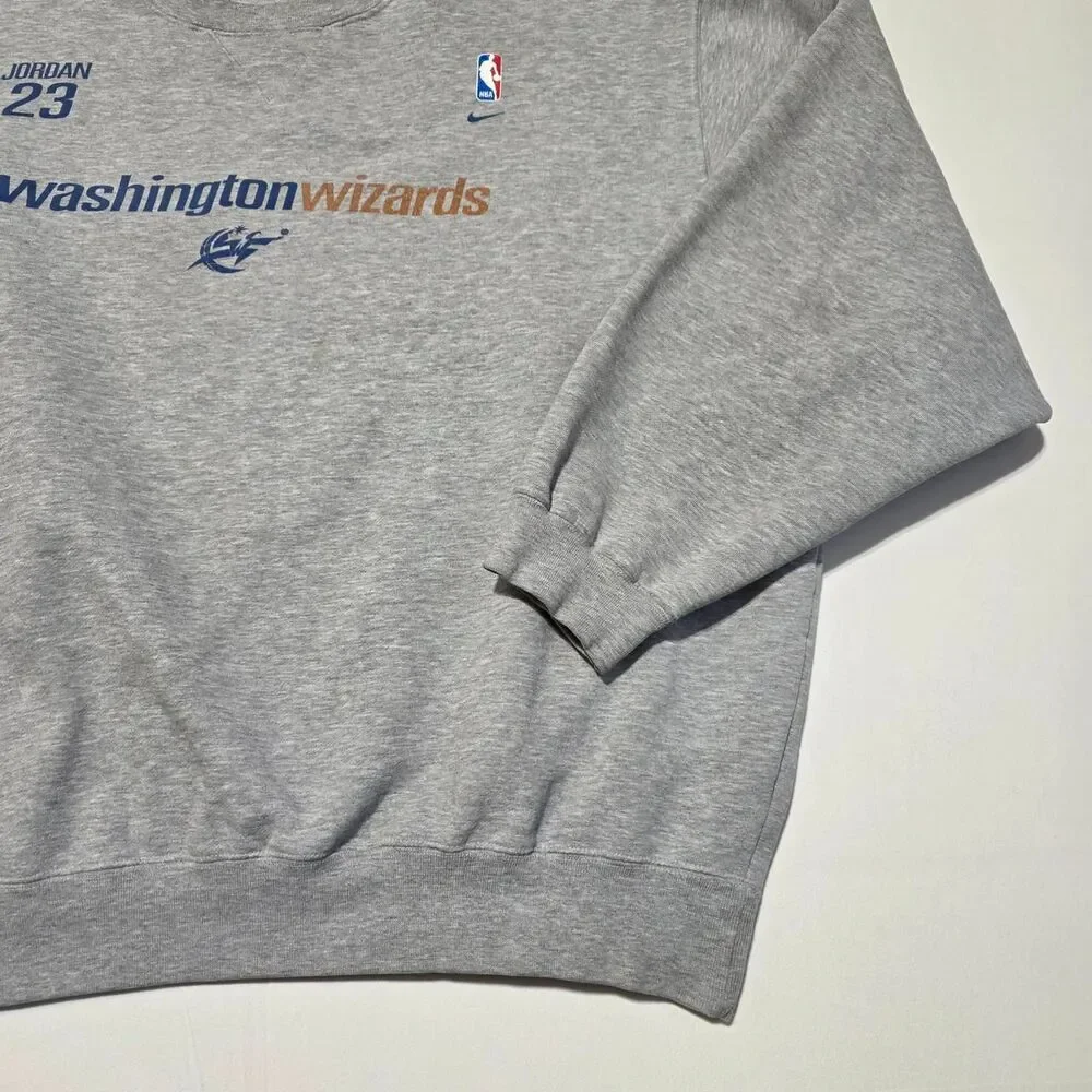 Vintage 90's Nike Washington Wizards Michael Jordan 23 Crewneck XL